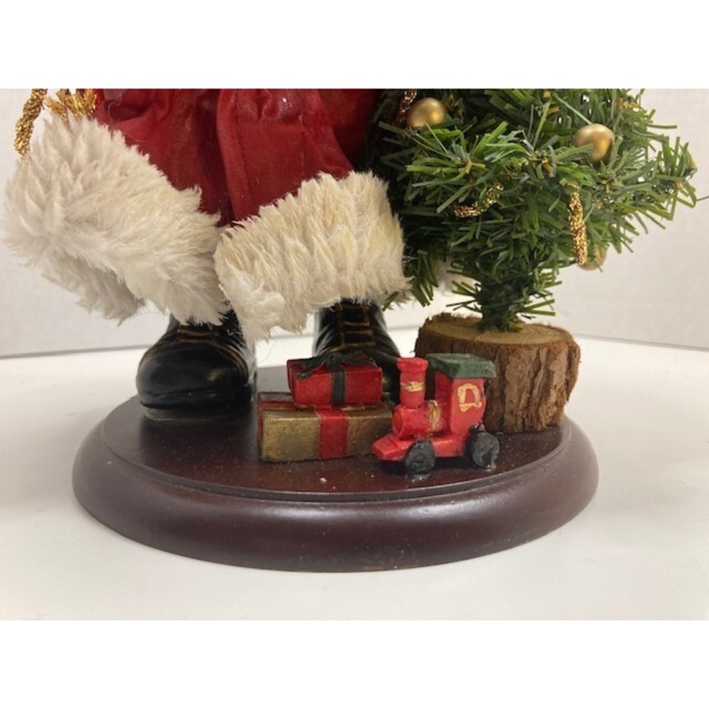 Vintage Fabric Mache Santa Caraouel Horse Gifts Collectible Figure 12 in - Picture 8 of 10